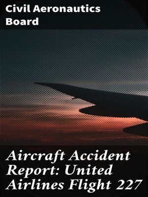 cover image of Aircraft Accident Report